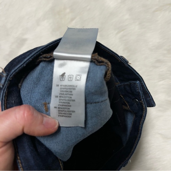 Articles of society dark wash Sarah skinny with raw hem - Picture 4 of 5